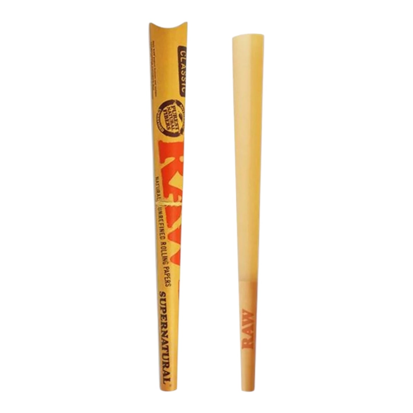 Great for Parties and Events - RAW Classic Supernatural 12 Inch Pre-Rolled Cones.
