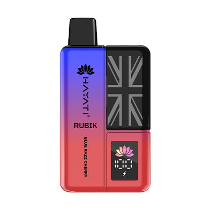 Hayati Rubik 7000+ Blue Razz Cherry Vape – Fruity Blue Raspberry and Cherry Blend. 

