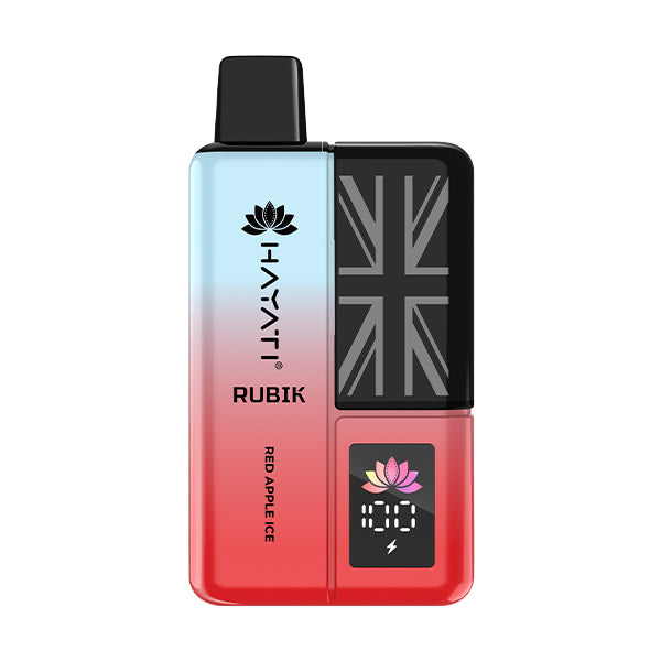 Hayati Rubik 7000+ Red Apple Ice Vape – Crisp Apple with Icy Exhale. 

