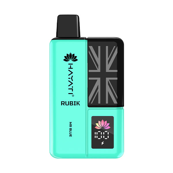 Hayati Rubik 7000+ Mr Blue Vape – Icy Mixed Berry Explosion. 

